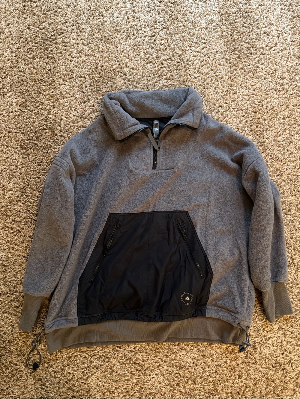 Adidas by Stella McCartney Quarter-Zip Fleece Pullover